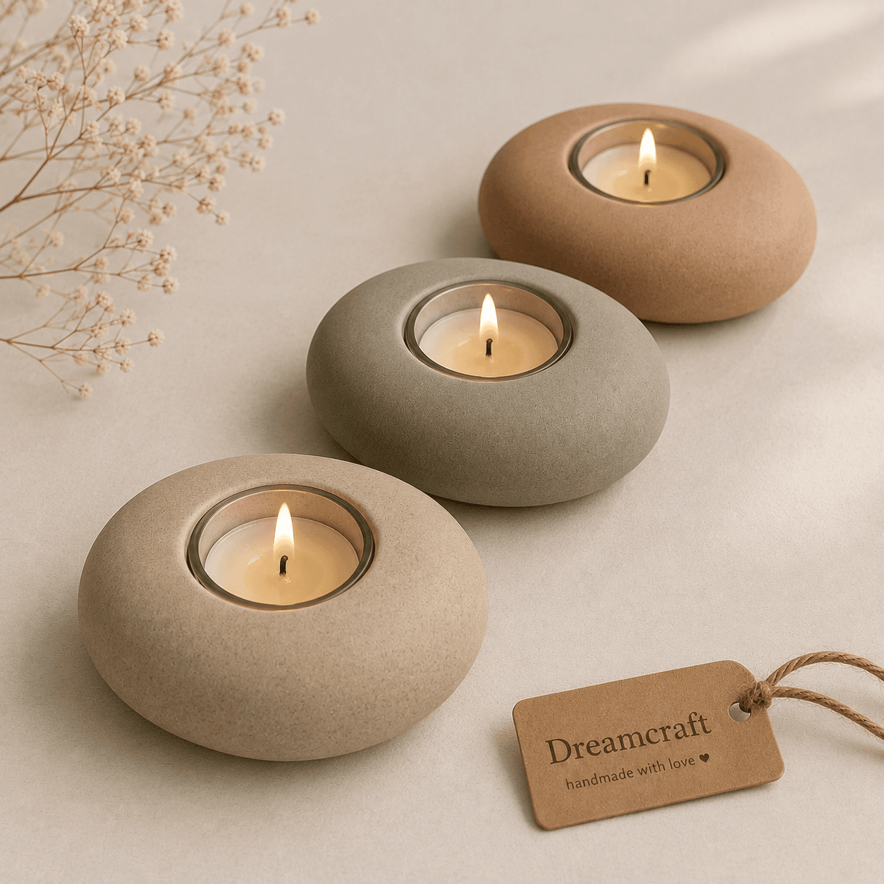 Pebble Tealight holders — image 1 of 1