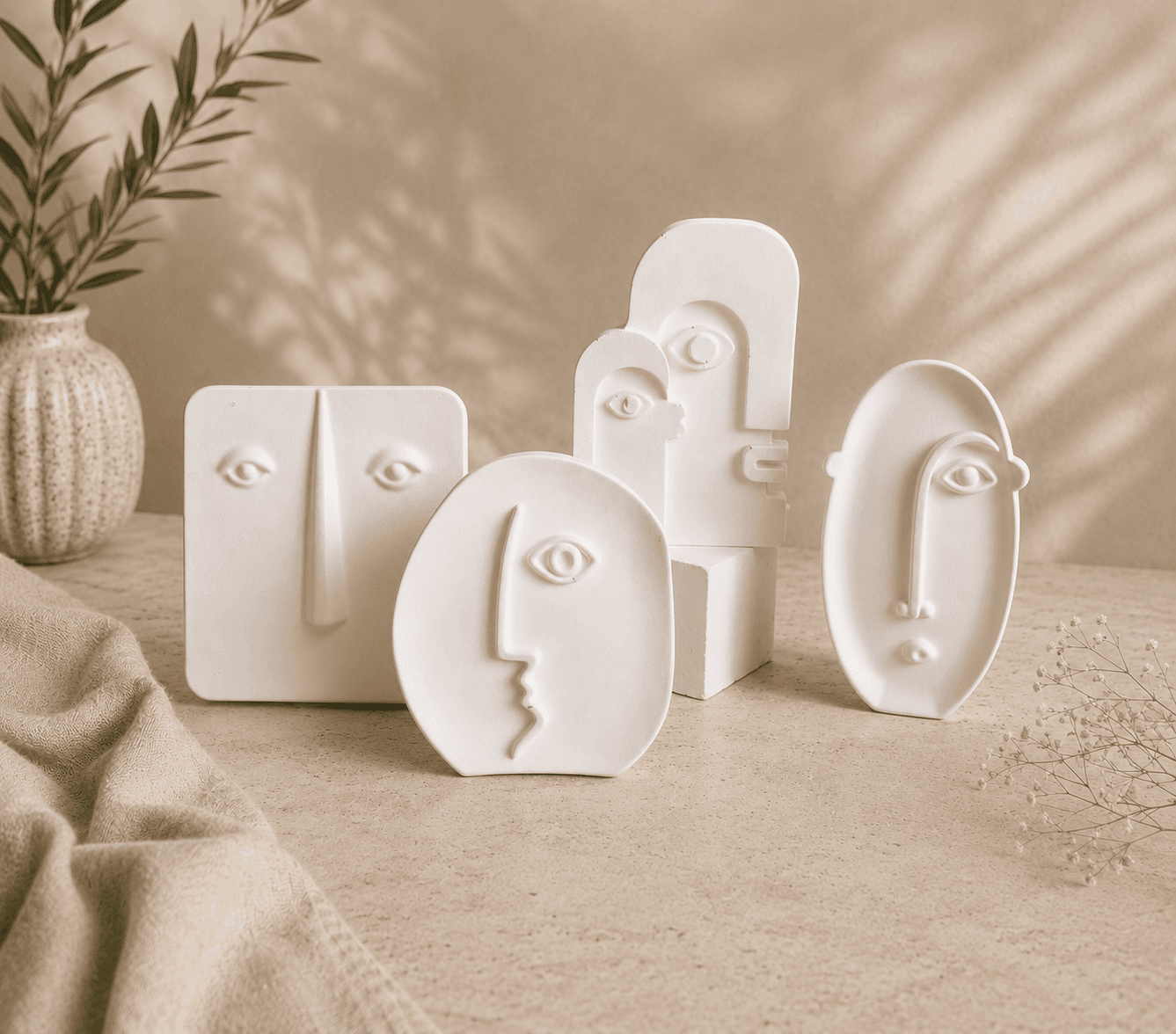 3D abstract faces — image 1 of 1